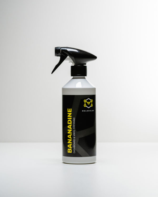 Bananadine car interior cleaning product in 500ml spray bottle